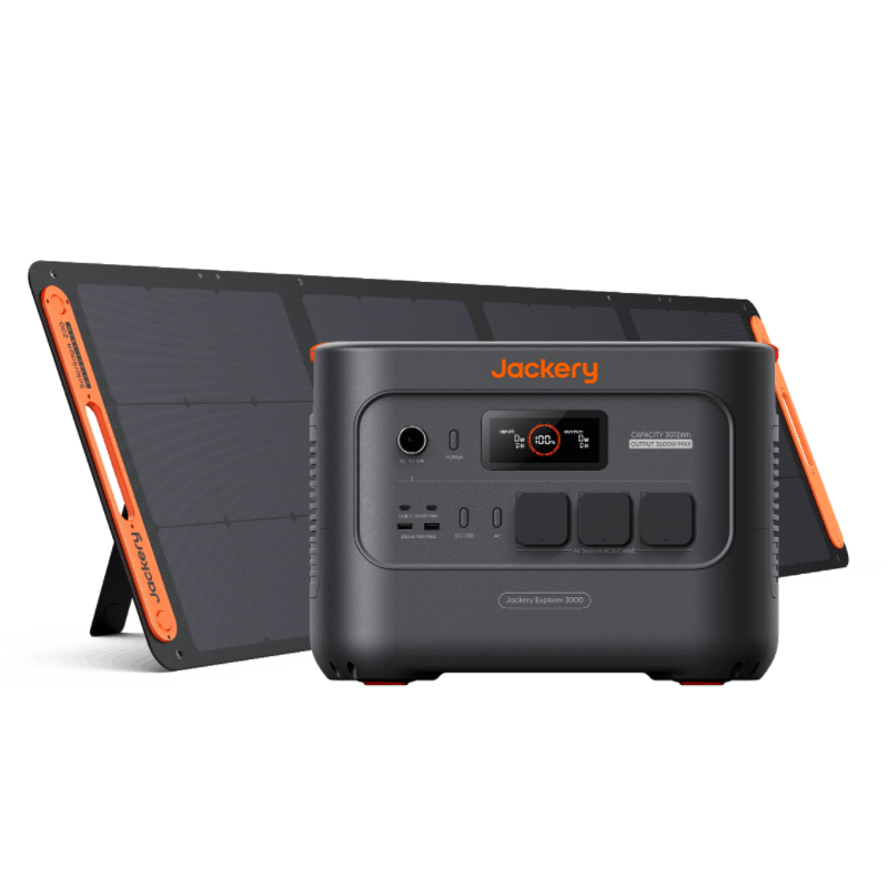 Jackery szett – Explorer 3000 V2 + 2× SolarSaga 200W