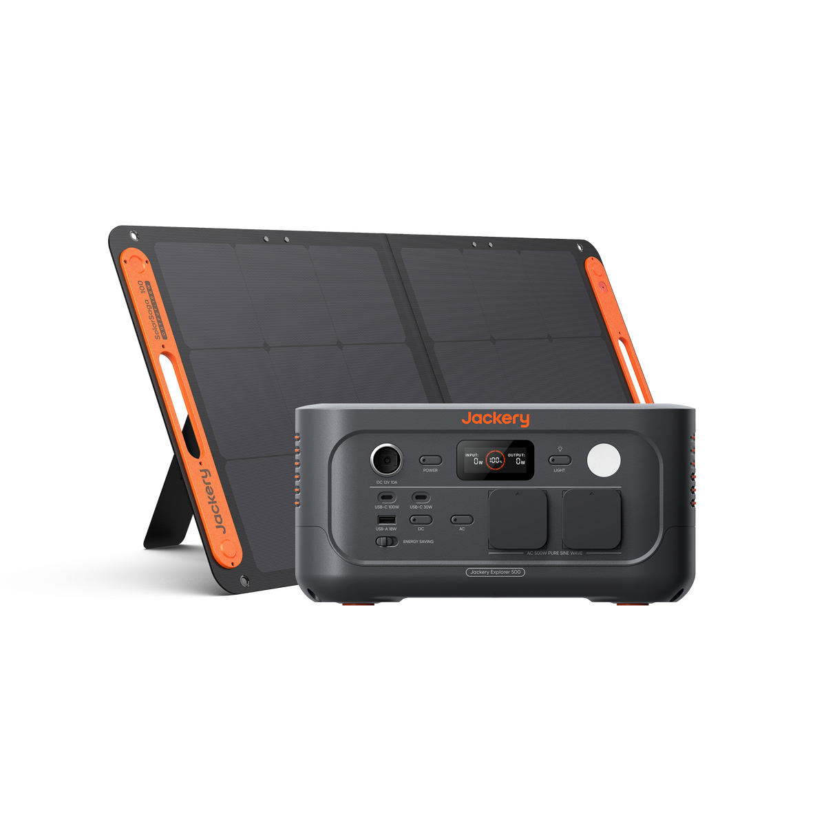 Jackery Szett – Explorer 500 V2 + SolarSaga 100W