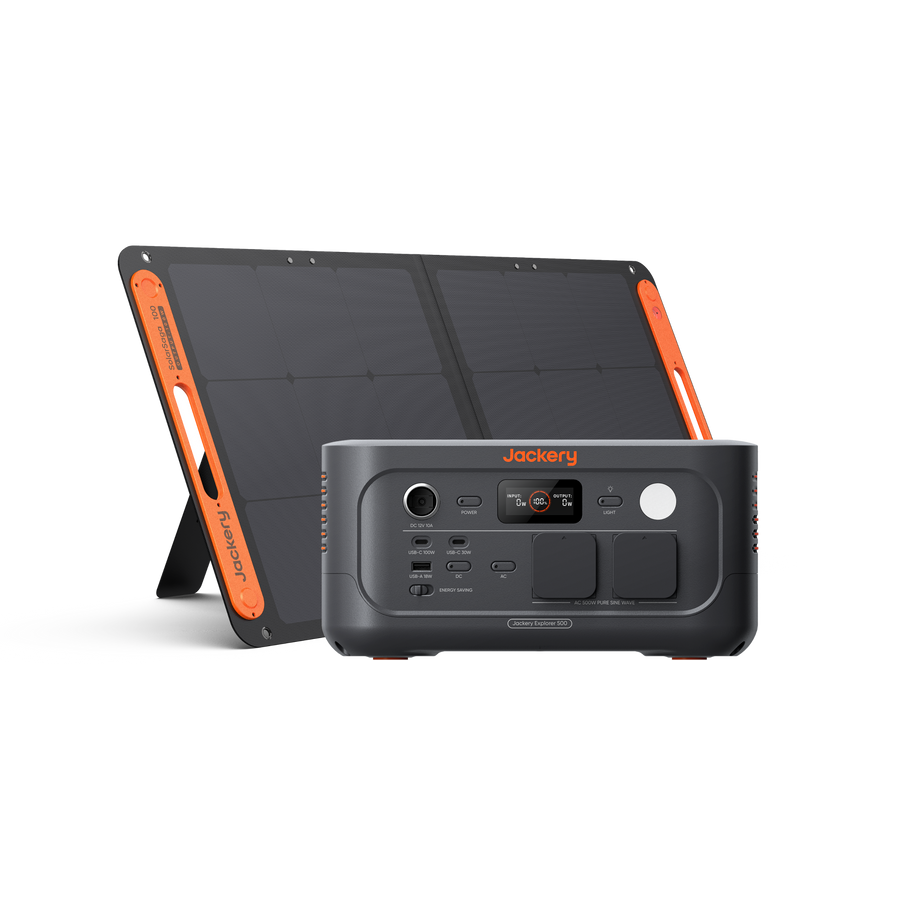 Jackery Szett – Explorer 500 V2 + SolarSaga 100W