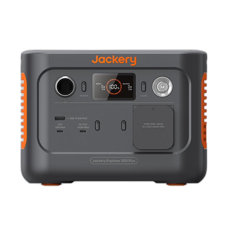 Jackery szett – Explorer 300 Plus + SolarSaga 40W Mini